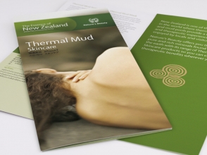 Nature’s Beauty Thermal Mud skincare brochure