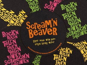 Scream’n Beaver beer mats