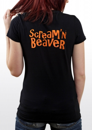 Scream’n Beaver promotional t-shirt