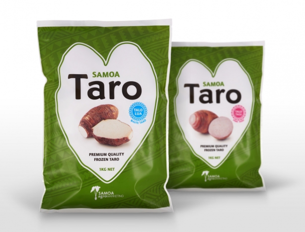 Samoa Taro packaging